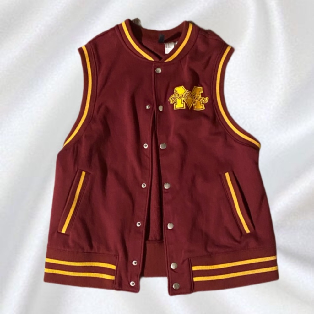 H&M letterman vest